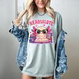 Readsolotl Pink Kawaii Axolotl Book Lover Reading Women's Comfort Colors T-Shirt Denim Readsolotl Pink Kawaii Axolotl Book Lover Reading Women's Comfort Colors T-Shirt Denim