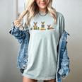 Reindeer Reading Books Christmas Library Classroom Women's Comfort Colors T-Shirt Denim Reindeer Reading Books Christmas Library Classroom Women's Comfort Colors T-Shirt Denim