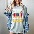 There's No Such Thing As Too Many Books Women's Comfort Colors T-Shirt Denim