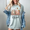 Retired 2025 A New Chapter Begins Retirement Teacher Book Women's Comfort Colors T-Shirt Denim Retired 2025 A New Chapter Begins Retirement Teacher Book Women's Comfort Colors T-Shirt Denim
