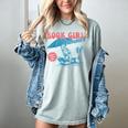 Retro Book Girl Summer Beach Vacation For Book Lover Women's Comfort Colors T-Shirt Denim Retro Book Girl Summer Beach Vacation For Book Lover Women's Comfort Colors T-Shirt Denim