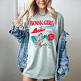 Retro Book Girl Summer For Women Beach Reading Women's Comfort Colors T-Shirt Denim Retro Book Girl Summer For Women Beach Reading Women's Comfort Colors T-Shirt Denim