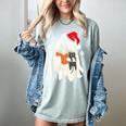 Retro Ghost Reading Book With Cat Bookish Club Christmas Men Women Kids Women's Comfort Colors T-Shirt Denim