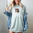 Retro Sometimes I Think I Read Too Much For Book Lover Women's Comfort Colors T-Shirt Denim