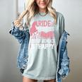 Ride Horses Read Books Be Happy Women's Comfort Colors T-Shirt Denim