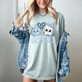 Rock Paper Scissors Nothing Beats Reading Book Lover Women's Comfort Colors T-Shirt Denim