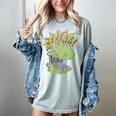 Rugrats Reptar Distressed Comic Book Style Cartoon Women's Comfort Colors T-Shirt Denim