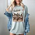 Salem Book Club Bookish Halloween Retro Salem Witch Book Women's Comfort Colors T-Shirt Denim Salem Book Club Bookish Halloween Retro Salem Witch Book Women's Comfort Colors T-Shirt Denim