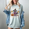 Salem Witch Book Club Bookish Halloween Raccoon Witchcraft Women's Comfort Colors T-Shirt Denim
