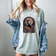 Salem Witch Book Club All Witches Welcome Spooky Halloween Women's Comfort Colors T-Shirt Denim