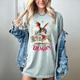 Santa's Favorite Book Dragon Christmas Magic Women's Comfort Colors T-Shirt Denim Santa's Favorite Book Dragon Christmas Magic Women's Comfort Colors T-Shirt Denim