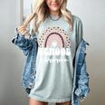 School Librarian For Women Cute Bookworm Book School Library Women's Comfort Colors T-Shirt Denim