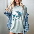 Shark Don’t Like People Antisocial Introvert Women's Comfort Colors T-Shirt Denim