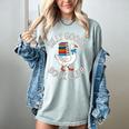 Silly Goose Book Club Reading Lover Women's Comfort Colors T-Shirt Denim