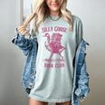 Silly Goose Book Club Women's Comfort Colors T-Shirt Denim