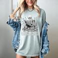 Skeleton Reading Book Anxious Stressed True Crime Obsessed Women's Comfort Colors T-Shirt Denim Skeleton Reading Book Anxious Stressed True Crime Obsessed Women's Comfort Colors T-Shirt Denim