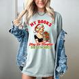 Smut Reader Christmas My Books May Be Naughty But I'm Nice Women's Comfort Colors T-Shirt Denim
