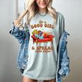 Smut Reader Be A Good Girl & Spread Those Pages Spicy Book Women's Comfort Colors T-Shirt Denim