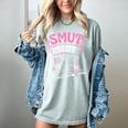 SMUT Slut Provocative Literature Book Club Book Reading Women's Comfort Colors T-Shirt Denim