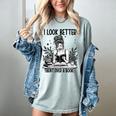 Smutty Spicy Book Smut Reader I Look Better Bent Over A Book Women's Comfort Colors T-Shirt Denim