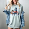Snowman Reading Books Lovers Librarian Bookworm Christmas Women's Comfort Colors T-Shirt Denim Snowman Reading Books Lovers Librarian Bookworm Christmas Women's Comfort Colors T-Shirt Denim