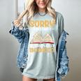 Sorry I Can't Make It I'm Completely Booked Book Reading Women's Comfort Colors T-Shirt Denim