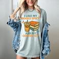 Spicy Books And Iced Coffee Book Lover Smut Reader Women's Comfort Colors T-Shirt Denim Spicy Books And Iced Coffee Book Lover Smut Reader Women's Comfort Colors T-Shirt Denim