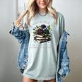 Spicy Books Put Down My Book Dark Romance Merch Bookish Women's Comfort Colors T-Shirt Denim