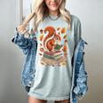 Squirrel Reading Book Lovers Fall Leaves Library Books Women's Comfort Colors T-Shirt Denim Squirrel Reading Book Lovers Fall Leaves Library Books Women's Comfort Colors T-Shirt Denim
