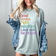 Stop Book Banning Pro Library Women's Comfort Colors T-Shirt Denim