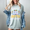 Straight Outta The Library Book Lover Men Women Premium Tri-Blend Women's Comfort Colors T-Shirt Denim