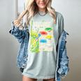 Superman Kryptonite Handbook Premium Tri-Blend Women's Comfort Colors T-Shirt Denim