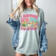Survived 67 Days Of School Ice Cream Drip Apple Pencil Book Women's Comfort Colors T-Shirt Denim Survived 67 Days Of School Ice Cream Drip Apple Pencil Book Women's Comfort Colors T-Shirt Denim