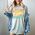 I Survived Reading Banned Books Read Librarian Men Women Women's Comfort Colors T-Shirt Denim