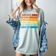 I Survived Reading Banned Books All I Got Was Smarter Women's Comfort Colors T-Shirt Denim