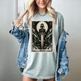 Tarot Cards Guide Book Esoteric Mysticism Clothing Tarot Card Justice Women's Comfort Colors T-Shirt Denim Tarot Cards Guide Book Esoteric Mysticism Clothing Tarot Card Justice Women's Comfort Colors T-Shirt Denim