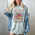 That’s What I Do I Read Books And I Know Things Floral Book Women's Comfort Colors T-Shirt Denim That’s What I Do I Read Books And I Know Things Floral Book Women's Comfort Colors T-Shirt Denim