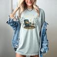 Tired Moms Book Club Coffee Chaos And Chapters Women's Comfort Colors T-Shirt Denim