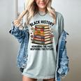 History Month Teacher Reading Book Lover Floral Stack Premium Tri-Blend Women's Comfort Colors T-Shirt Denim