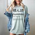 Tsundoku Japanese Language Book Lover Unique Word Women's Comfort Colors T-Shirt Denim Tsundoku Japanese Language Book Lover Unique Word Women's Comfort Colors T-Shirt Denim