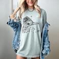 Tucson Festival Of Books TFOB 2017 Roadrunner Mascot Women's Comfort Colors T-Shirt Denim