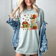 Turkey Reading Books Fall Librarian Book Lover Teacher Kids Women's Comfort Colors T-Shirt Denim Turkey Reading Books Fall Librarian Book Lover Teacher Kids Women's Comfort Colors T-Shirt Denim