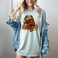 Turkey Reading Books Fall Season Thanksgiving Teacher Book Women's Comfort Colors T-Shirt Denim Turkey Reading Books Fall Season Thanksgiving Teacher Book Women's Comfort Colors T-Shirt Denim