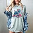 Turtle Bookworm Reading Book Bookworm Book Nerd Cute Graphic Women's Comfort Colors T-Shirt Denim