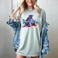Turtle Wearing Sunglasses Reading A Book On The Beach Summer Women's Comfort Colors T-Shirt Denim