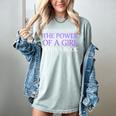 Never Underestimate Girl With A Book Women Inspiration Quote Women's Comfort Colors T-Shirt Denim Never Underestimate Girl With A Book Women Inspiration Quote Women's Comfort Colors T-Shirt Denim