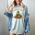 Unearth a Story Dinosaur Reading Books Summer 2026 Women's Comfort Colors T-Shirt Denim Unearth a Story Dinosaur Reading Books Summer 2026 Women's Comfort Colors T-Shirt Denim