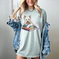West Highland Terrier Books Dog Breed Westie Women's Comfort Colors T-Shirt Denim West Highland Terrier Books Dog Breed Westie Women's Comfort Colors T-Shirt Denim