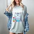 Wild About Reading Book Lover Hippo Women's Comfort Colors T-Shirt Denim Wild About Reading Book Lover Hippo Women's Comfort Colors T-Shirt Denim