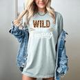 Wild About Reading Books Reader Lover Bookworm Leopard Print Women's Comfort Colors T-Shirt Denim Wild About Reading Books Reader Lover Bookworm Leopard Print Women's Comfort Colors T-Shirt Denim